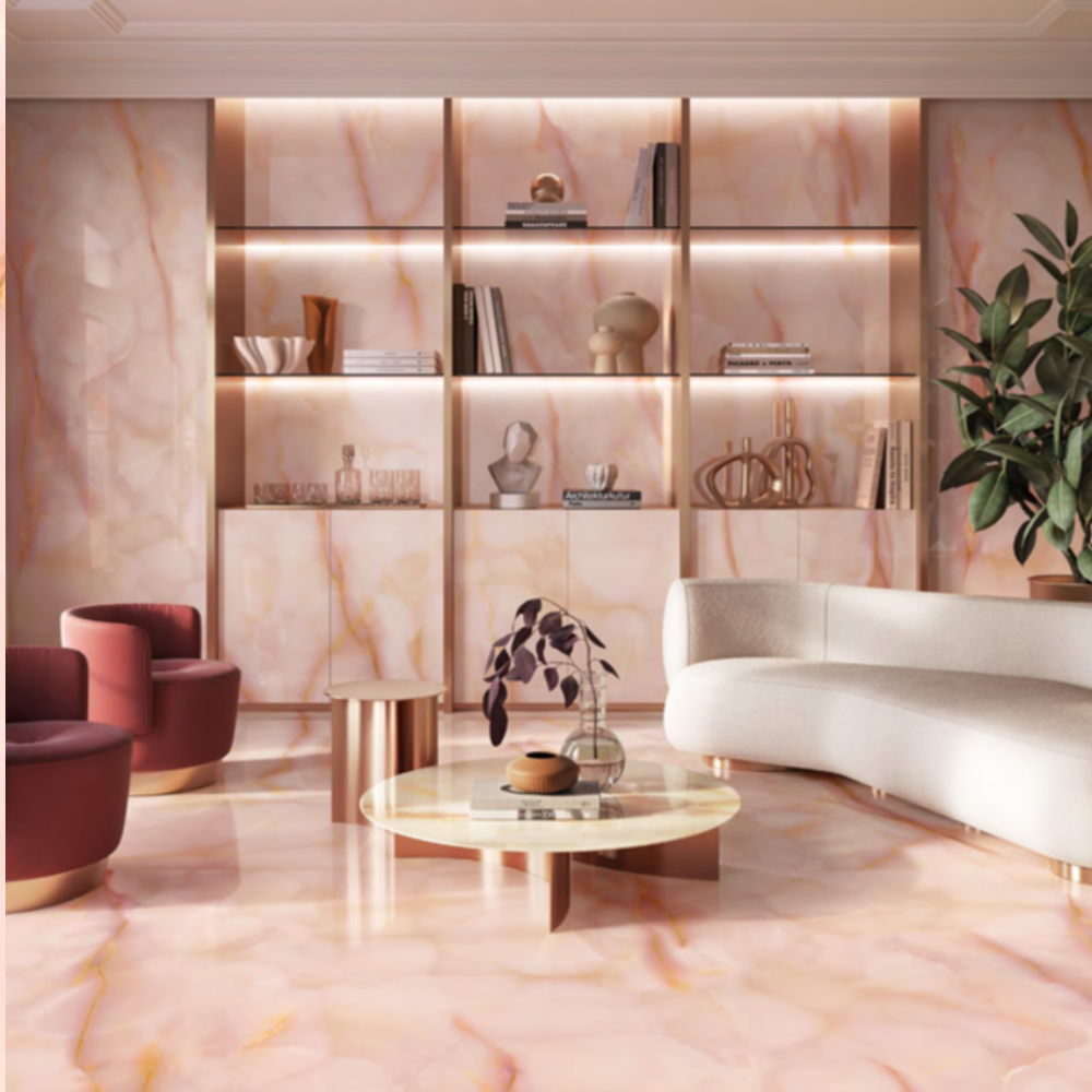 Tele Di Marmo Pure Onyx Malva Fényes 60x120 Csempe