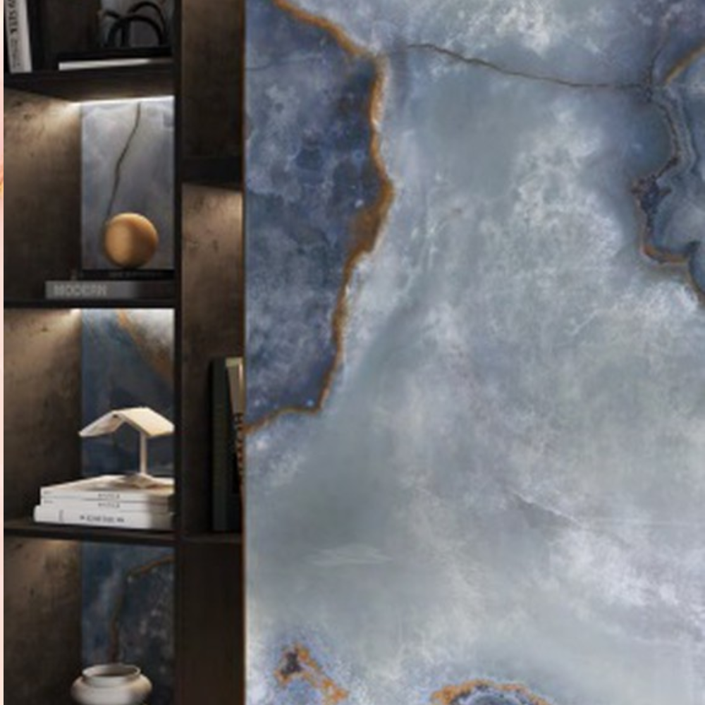 Tele Di Marmo Onyx Blue 120x120 Csempe