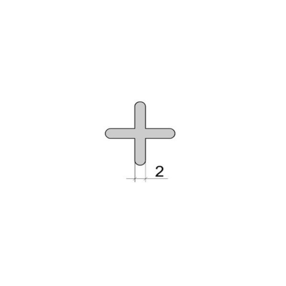 Bolta Fugakereszt PVC 2mm