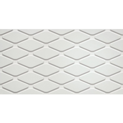White Rhombus 3D 30x60 Csempe