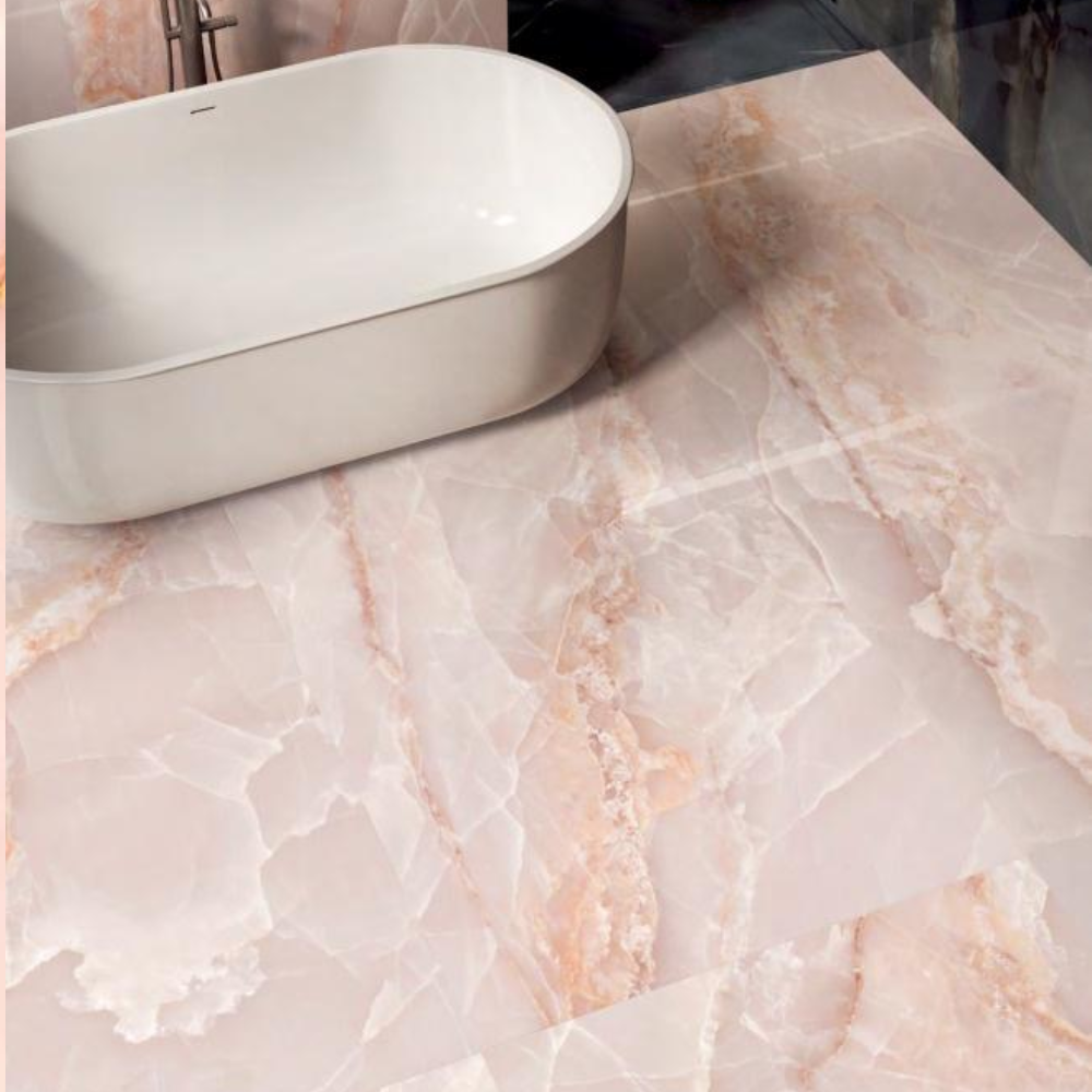 Tele Di Marmo Onyx pink 120x120 Csempe