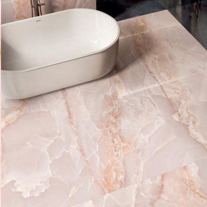 Tele Di Marmo Onyx pink 120x120 Csempe