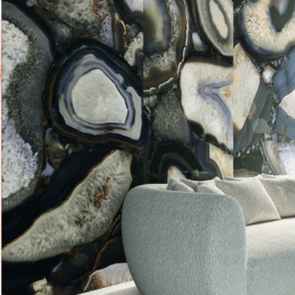 Tele Di Marmo Precious Agate Azure Fényes 60x120 Csempe
