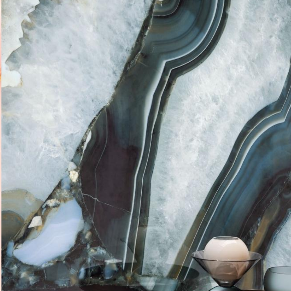 Tele Di Marmo Precious Agate Azure Fényes 60x120 Csempe