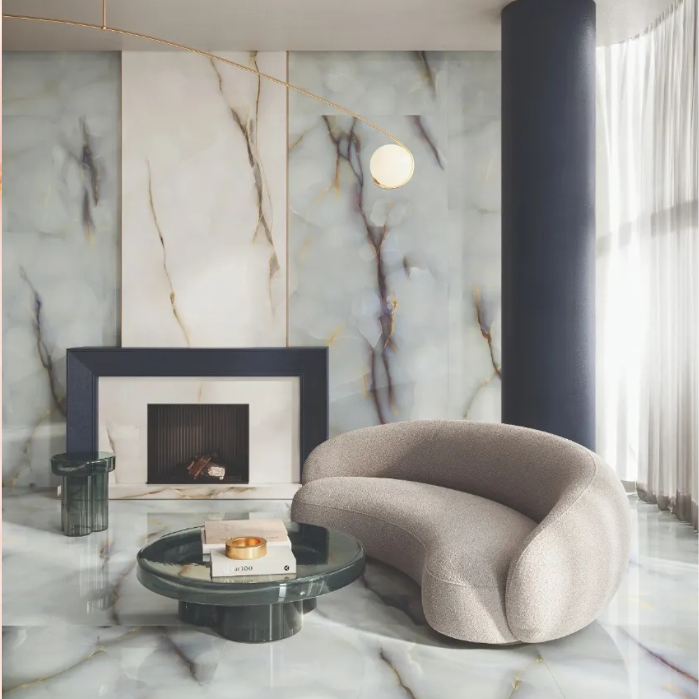 Tele Di Marmo Pure Onyx Turchese Matt 60x120 Csempe