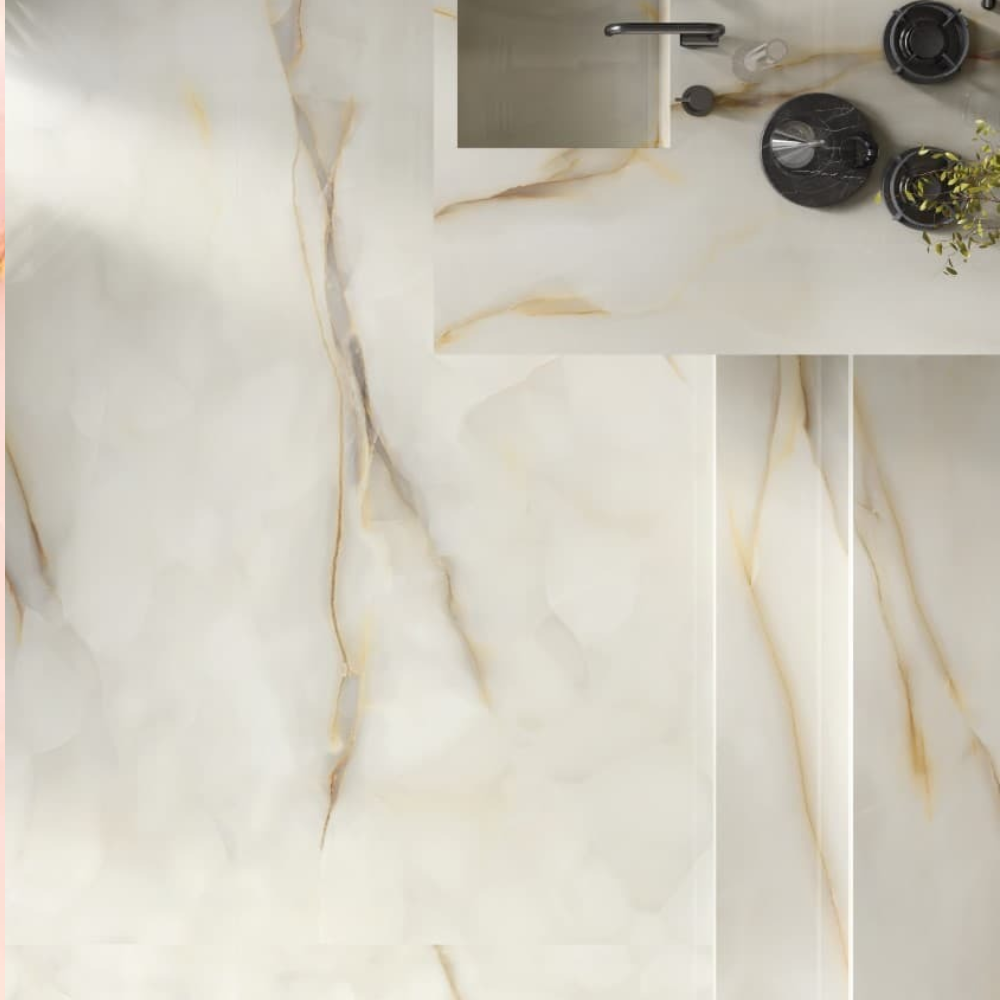 Tele Di Marmo Pure Onyx perla Matt 60x120 Csempe