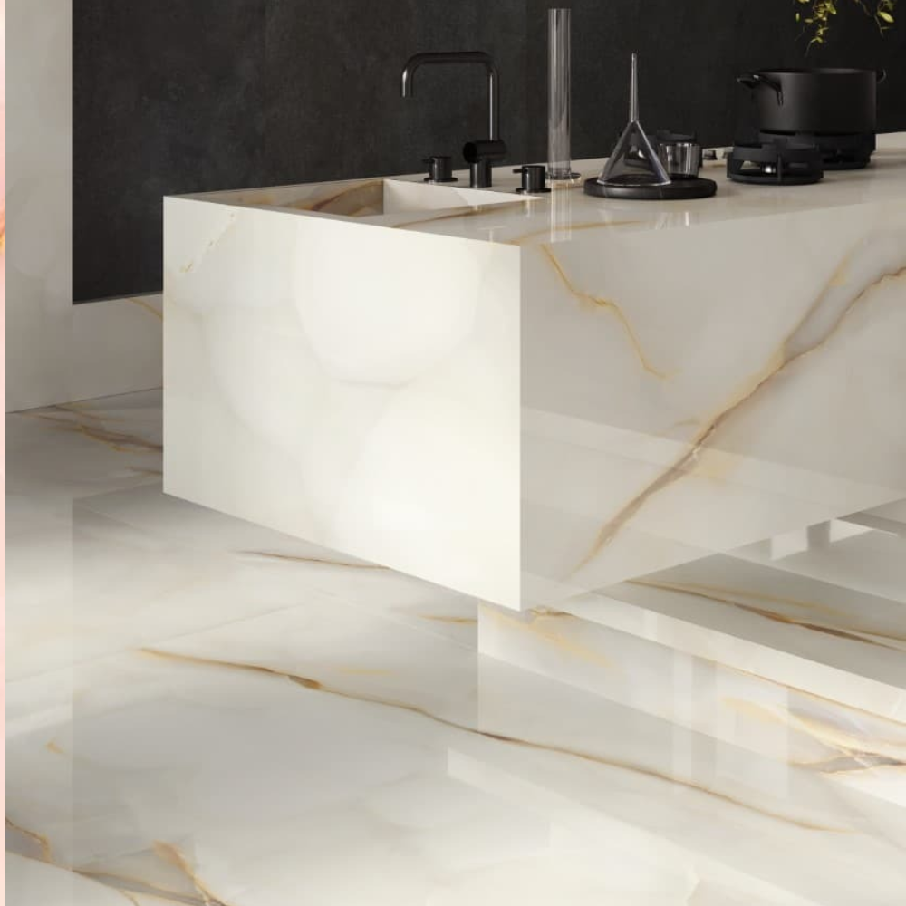Tele Di Marmo Pure Onyx perla Matt 60x120 Csempe