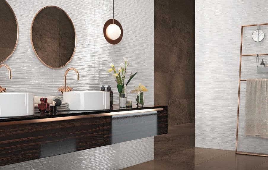 Aqua White 3D 30x60 Csempe