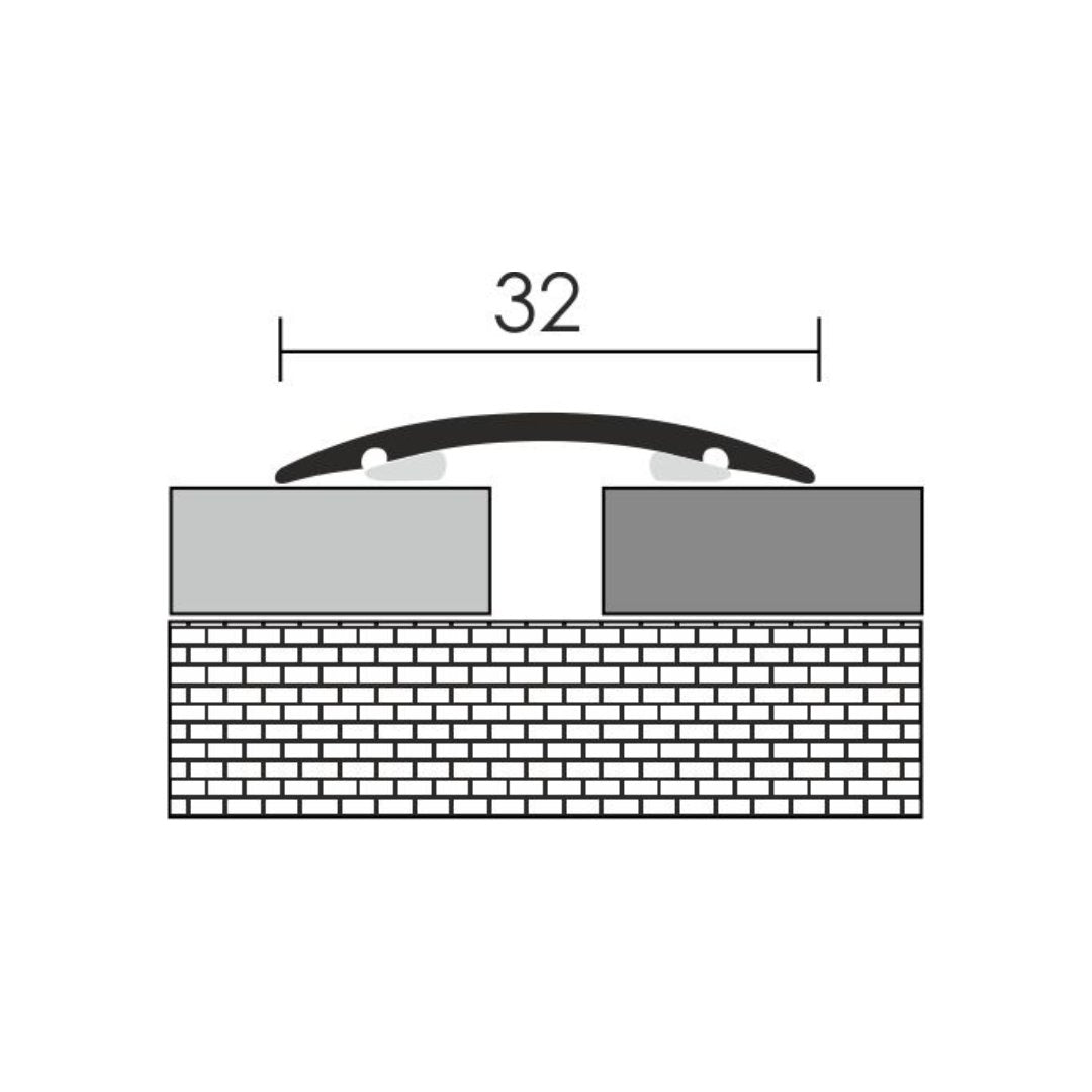Öntapadós lencse - 32 mm 45426 - Csempe Mester