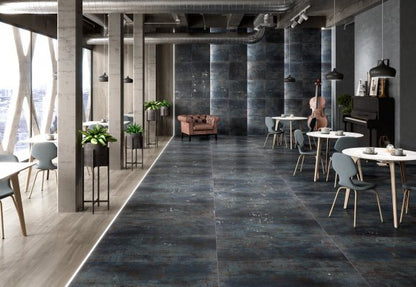 TAU Metal Royal Blue 60x120 Csempe