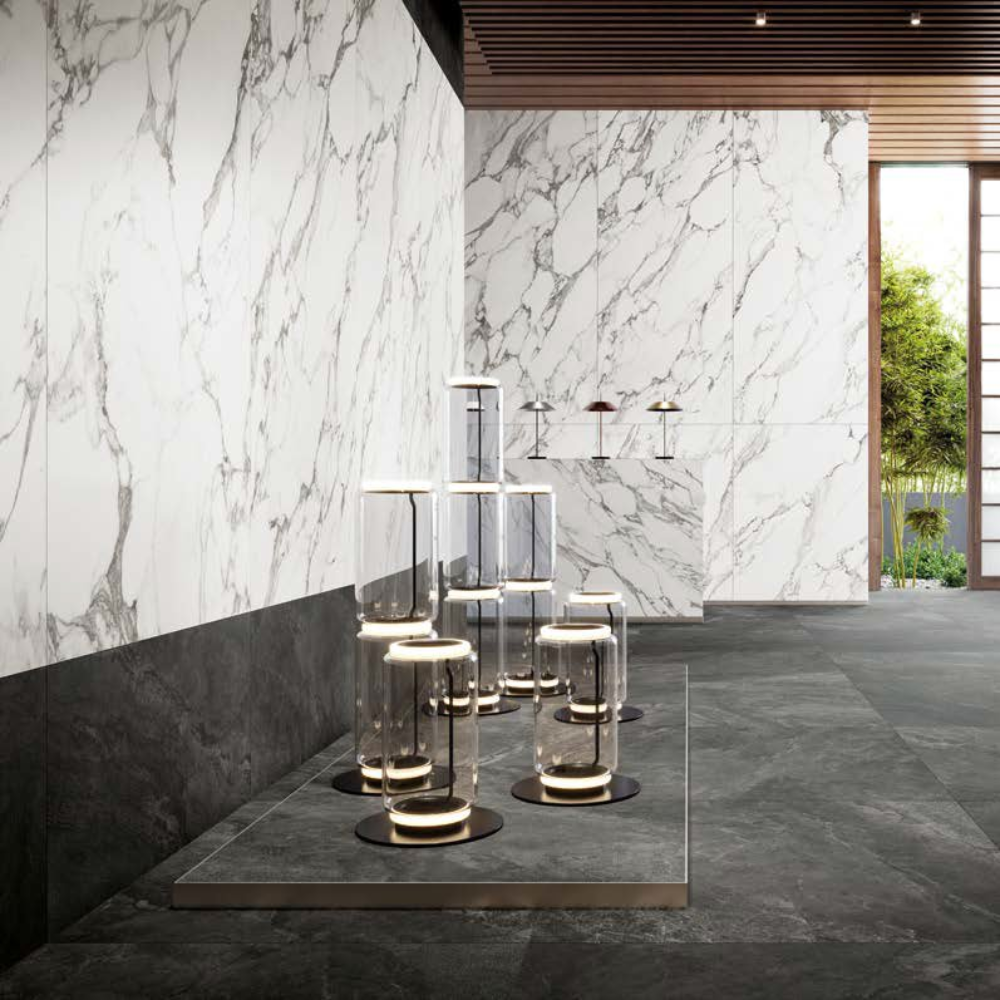 Prestigio Arabescato Lucido 120x120 Csempe