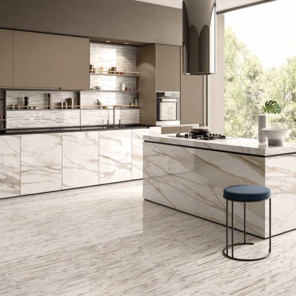 Tele Di Marmo Reloaded Calacatta Gold Canova Fényes 30x60